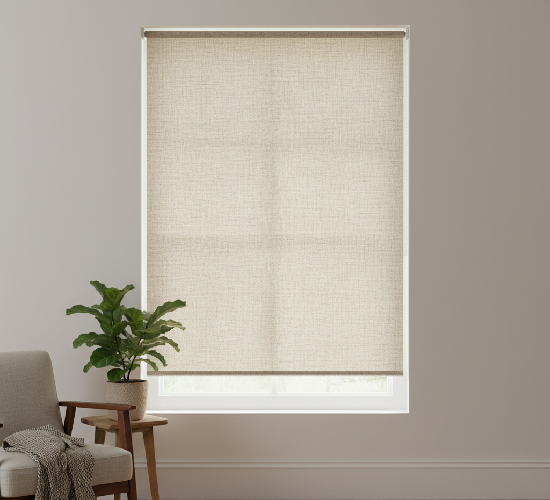 New Designer Textured & Linen Look Fabrics (Roller Blinds)