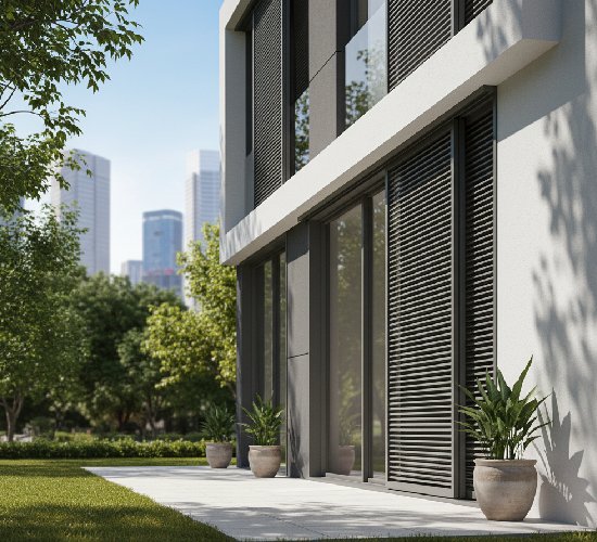 Sliding Aluminium Shutters