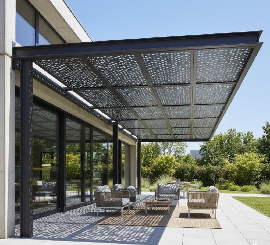 Fixed Metal or Fabric Awnings
