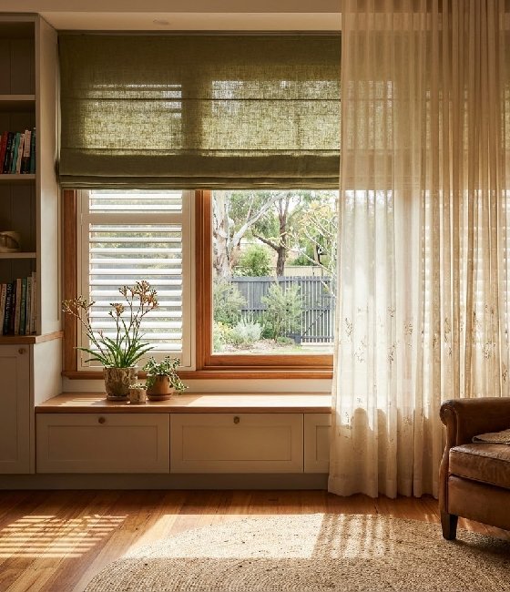 Blinds Curtains Shutters Baulkham Hills living room installation