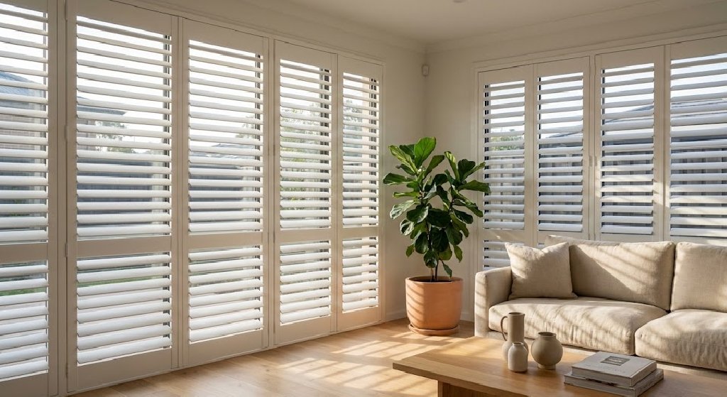 Custom plantation shutters