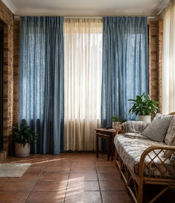 Blinds Curtains Shutters in Wattle Grove installed in a family home