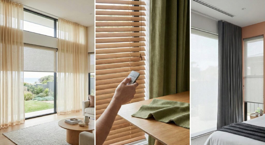 Window treatment trends 2026 featuring modern blinds and curtains in Australian homes