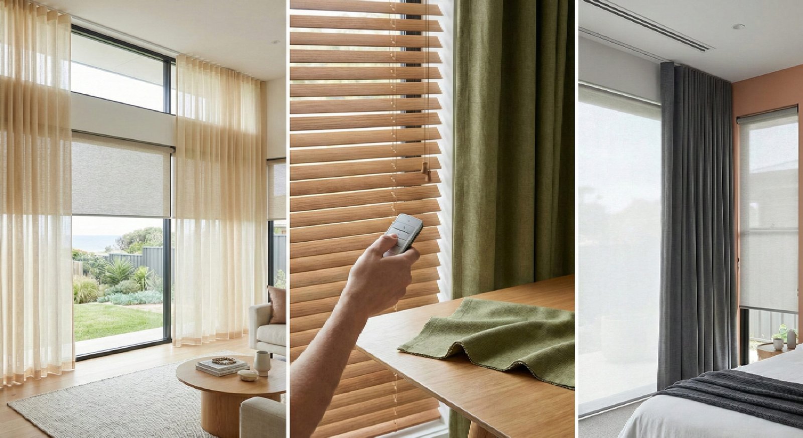 Window treatment trends 2026 featuring modern blinds and curtains in Australian homes