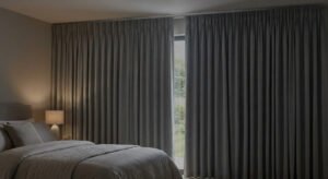 pencil pleat blockout curtain